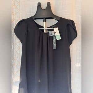 PAPERMOON STITCH FIX Black Top Size LP NWT